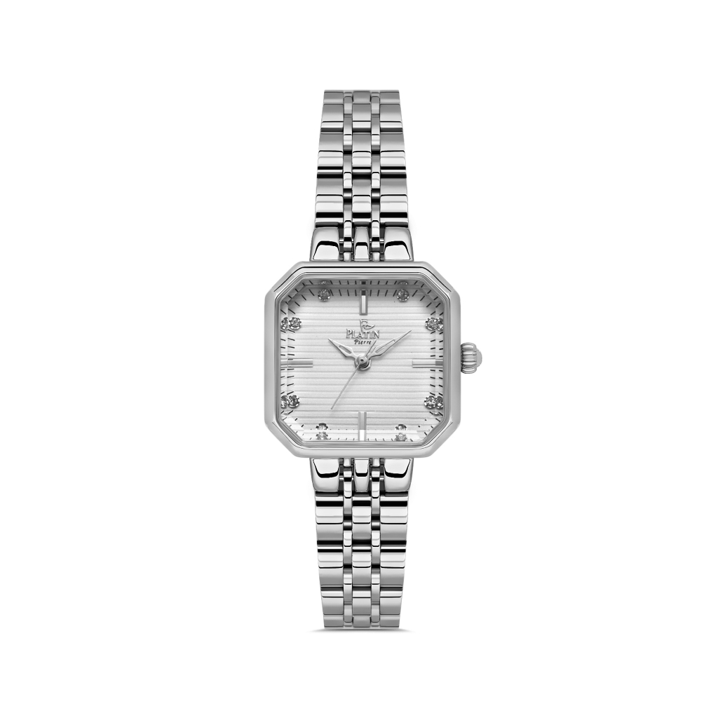 PLATİN PİERRE KADIN KOL SAATİ