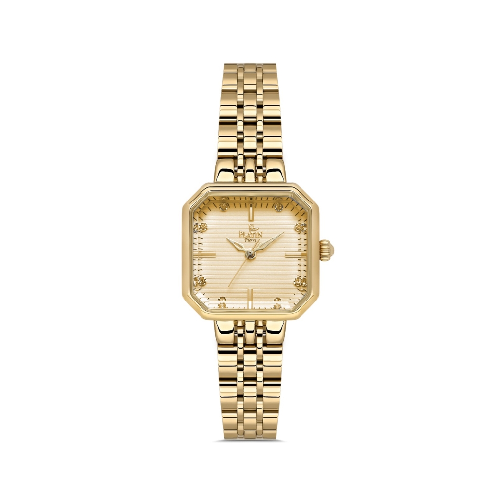 PLATİN PİERRE KADIN KOL SAATİ
