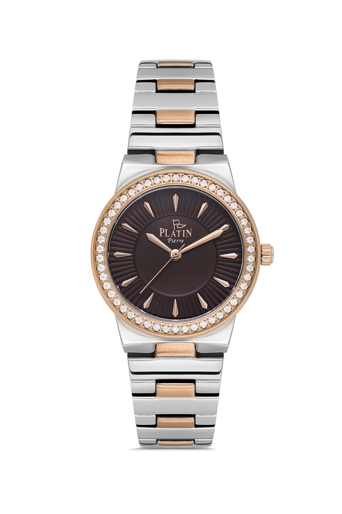 PLATİN PİERRE KADIN KOL SAATİ