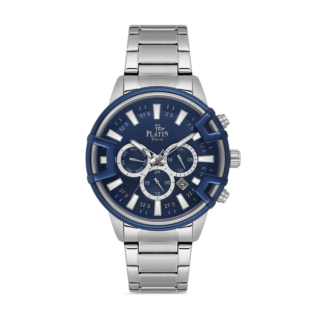 PLATİN PİERRE ERKEK KOL SAATİ
