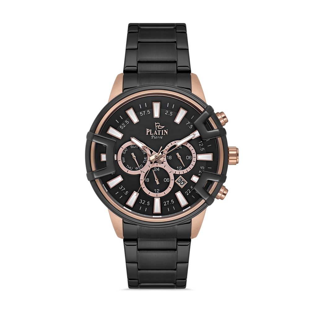 PLATİN PİERRE ERKEK KOL SAATİ