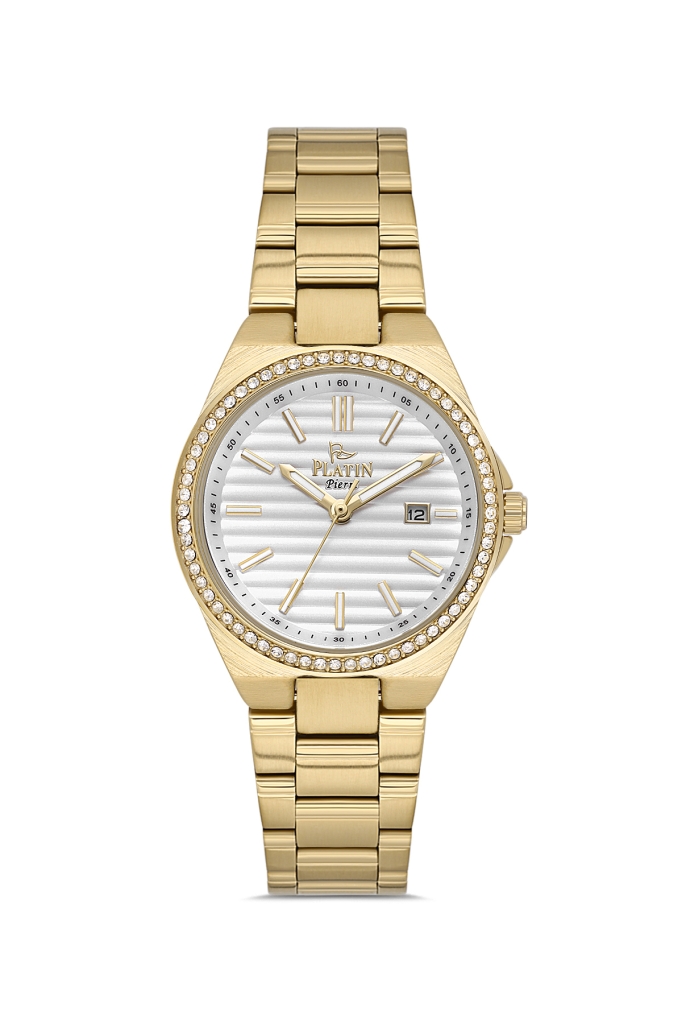 PLATİN PİERRE KADIN KOL SAATİ