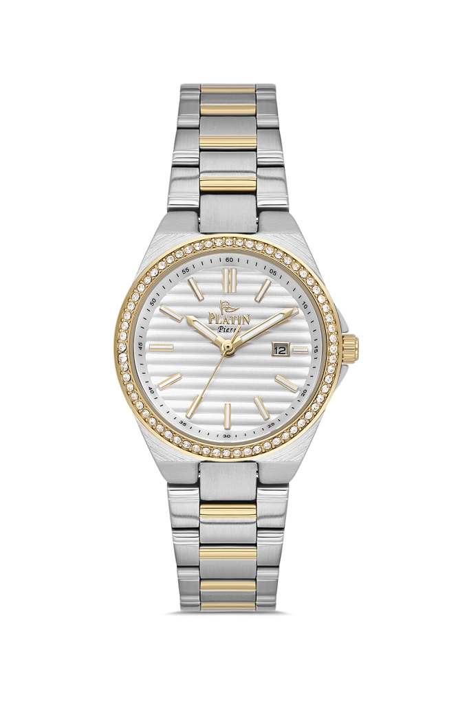 PLATİN PİERRE KADIN KOL SAATİ