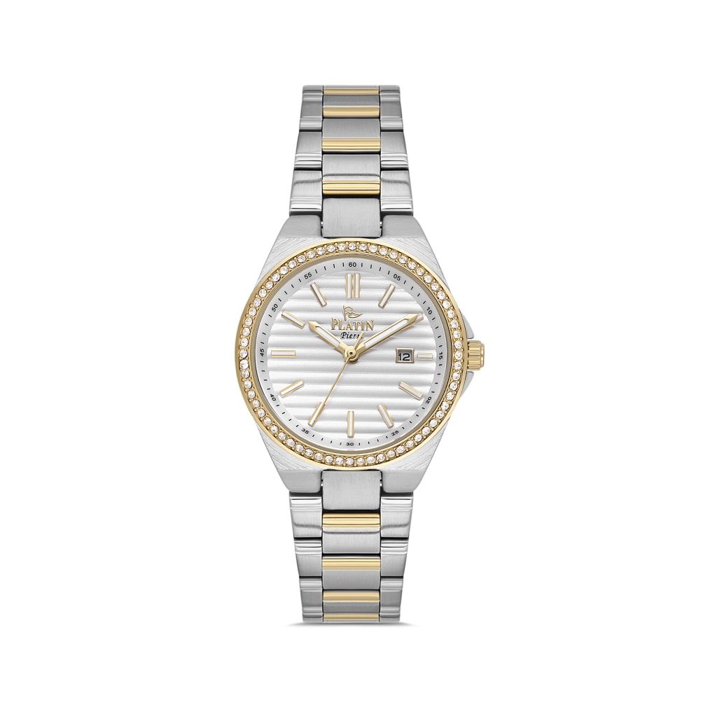 PLATİN PİERRE KADIN KOL SAATİ