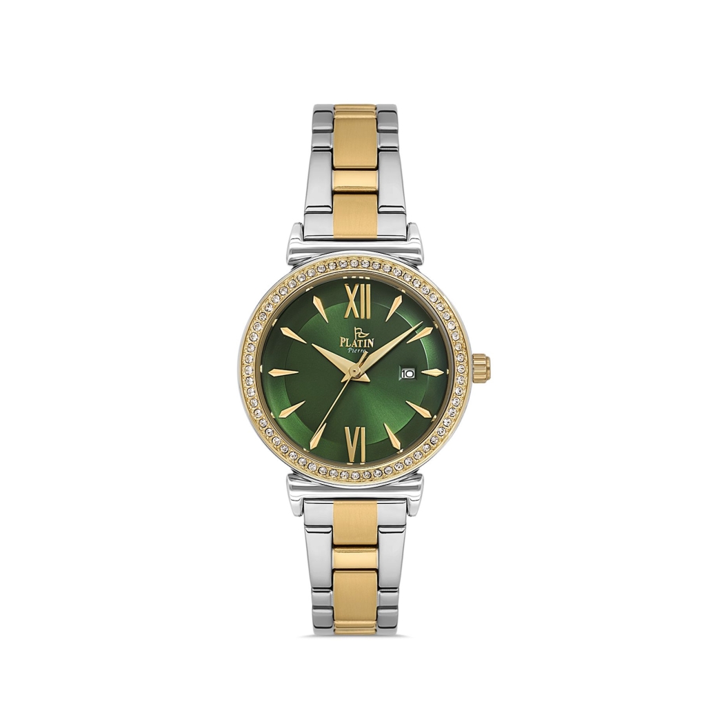 PLATİN PİERRE KADIN KOL SAATİ