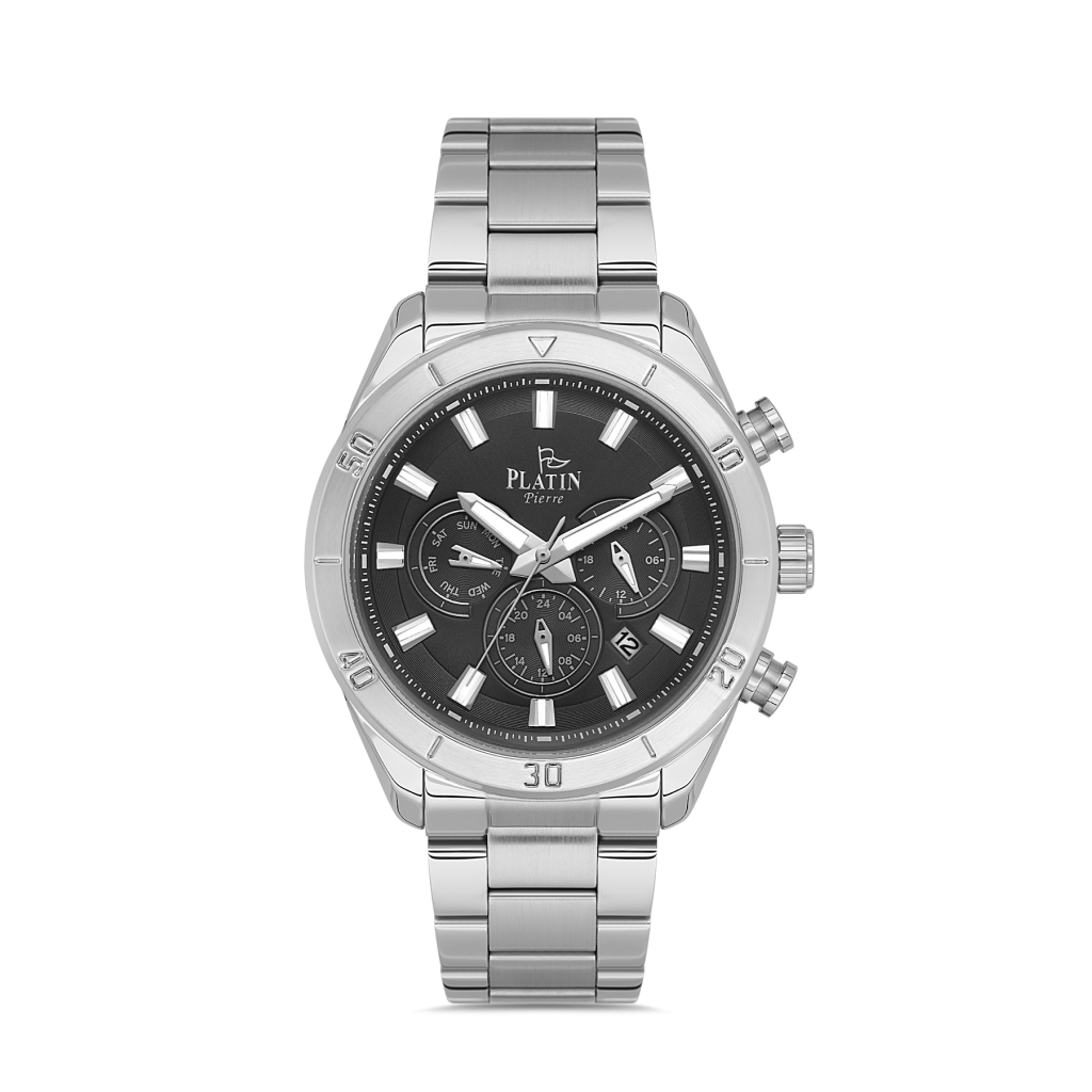 PLATİN PİERRE ERKEK KOL SAATİ