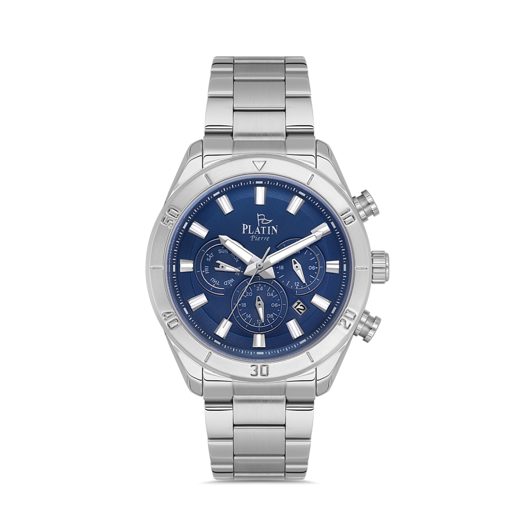 PLATİN PİERRE ERKEK KOL SAATİ