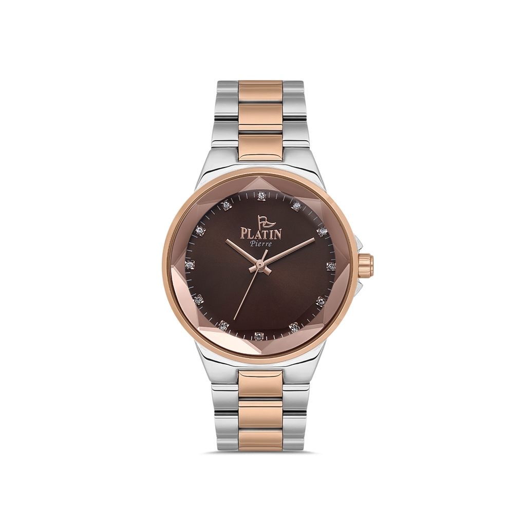 PLATİN PİERRE KADIN KOL SAATİ