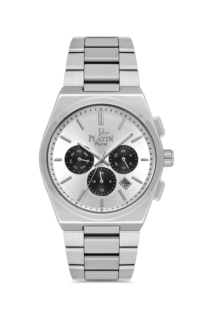PLATİN PİERRE ERKEK KOL SAATİ