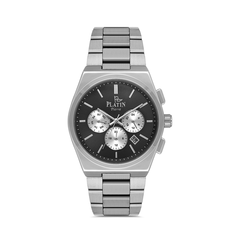 PLATİN PİERRE ERKEK KOL SAATİ
