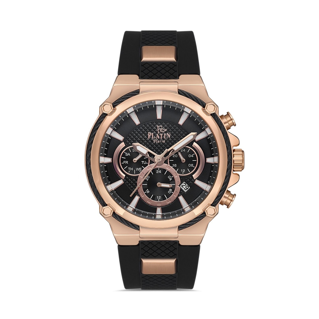 PLATİN PİERRE ERKEK KOL SAATİ