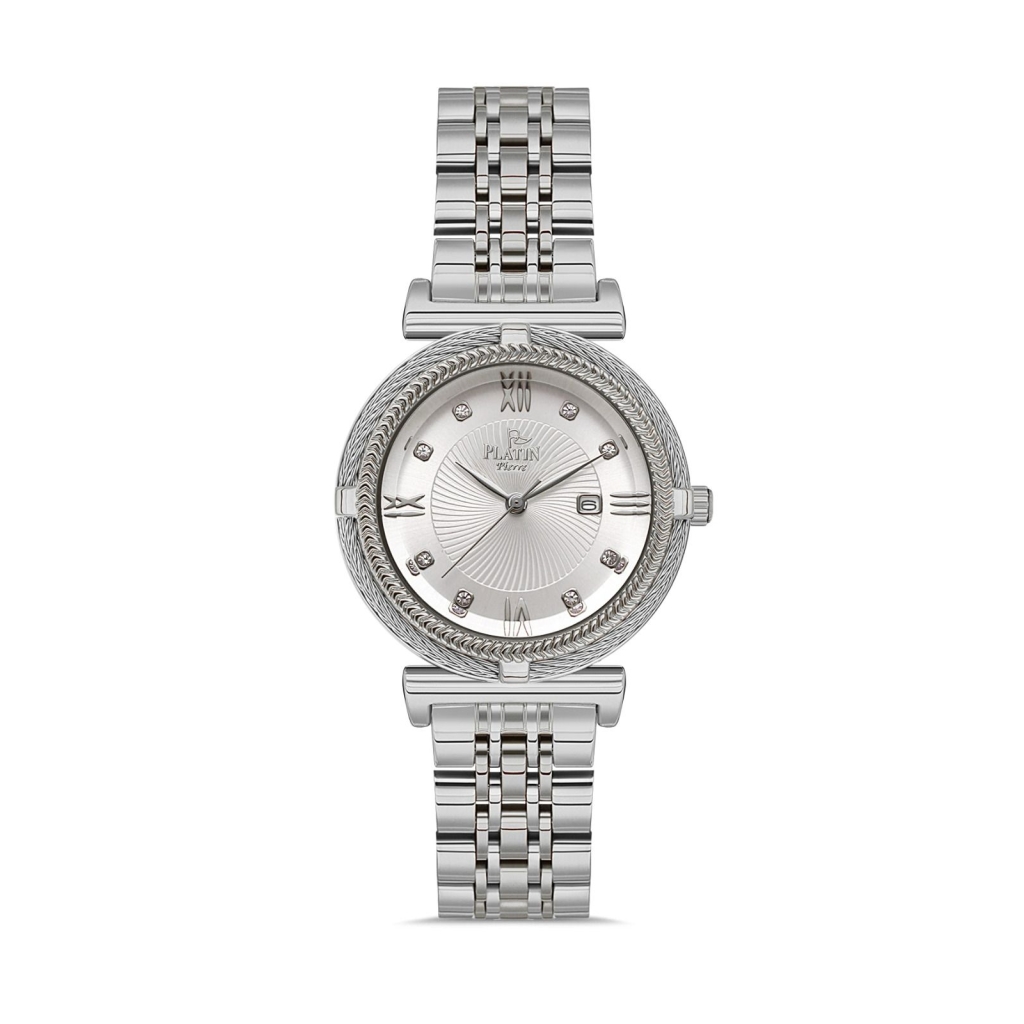 PLATİN PİERRE KADIN KOL SAATİ