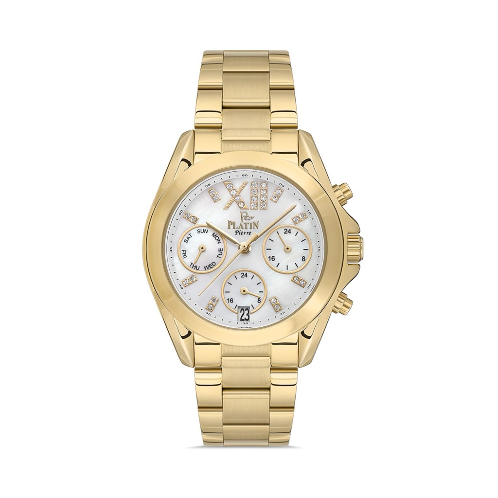 PLATİN PİERRE KADIN KOL SAATİ