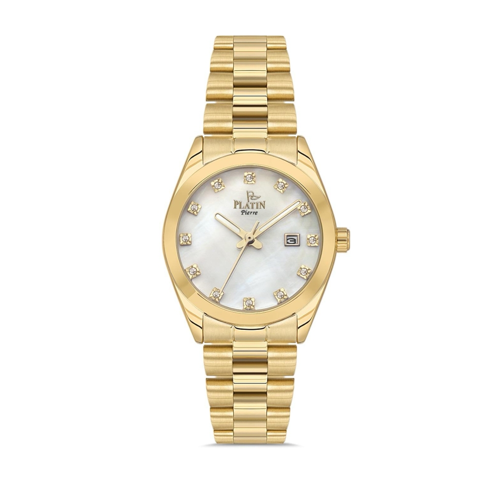 PLATİN PİERRE KADIN KOL SAATİ