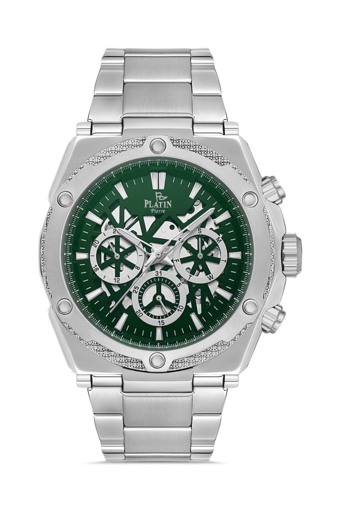 PLATİN PİERRE ERKEK KOL SAATİ