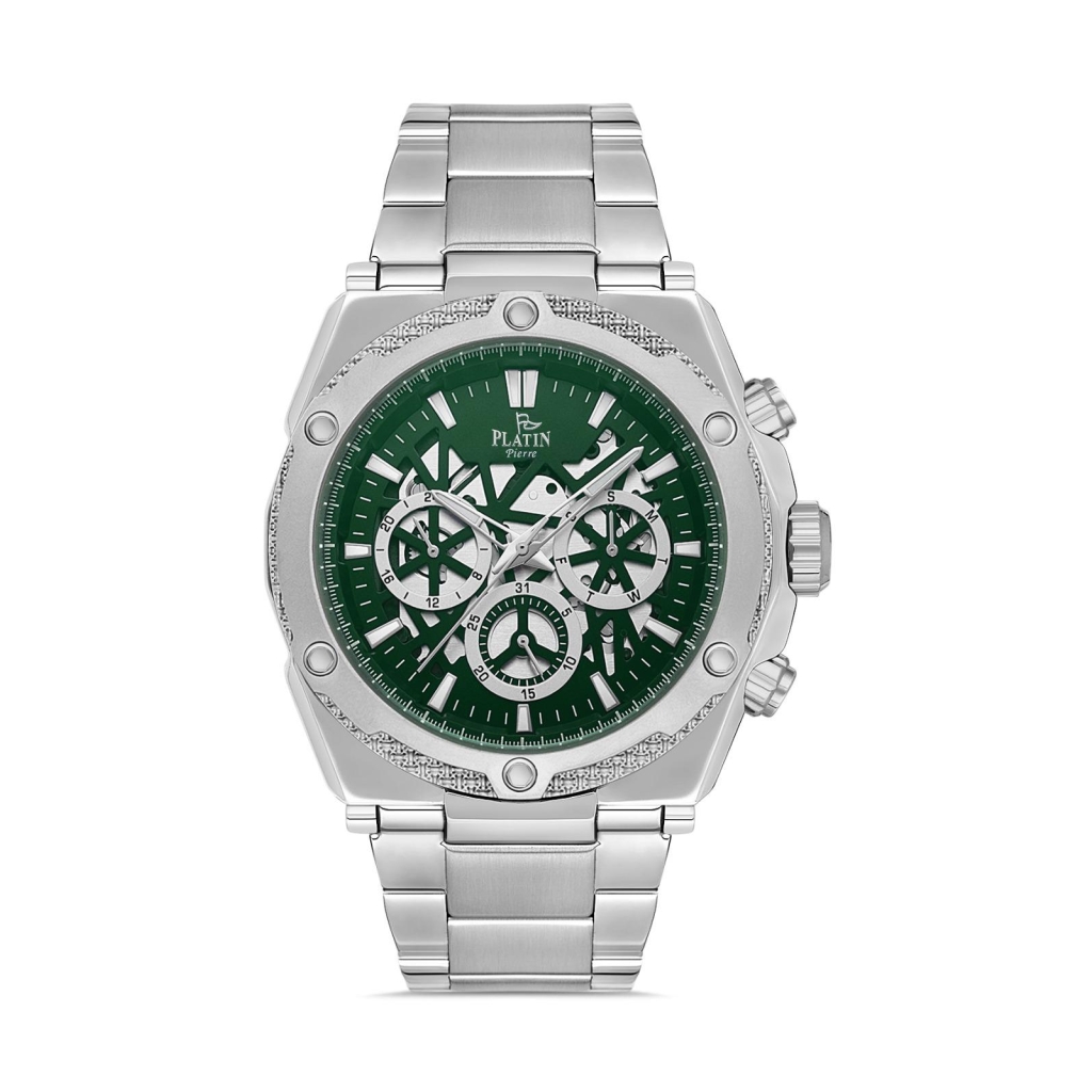 PLATİN PİERRE ERKEK KOL SAATİ