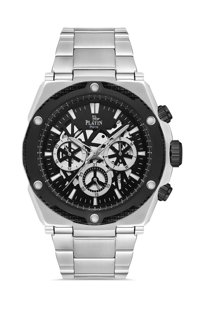 PLATİN PİERRE ERKEK KOL SAATİ