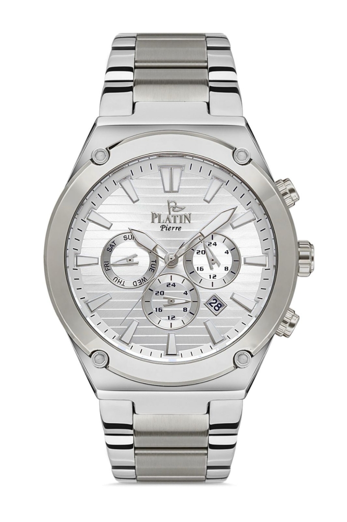 PLATİN PİERRE ERKEK KOL SAATİ