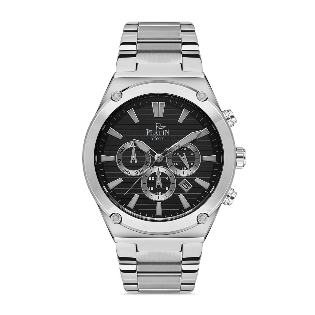 PLATİN PİERRE ERKEK KOL SAATİ