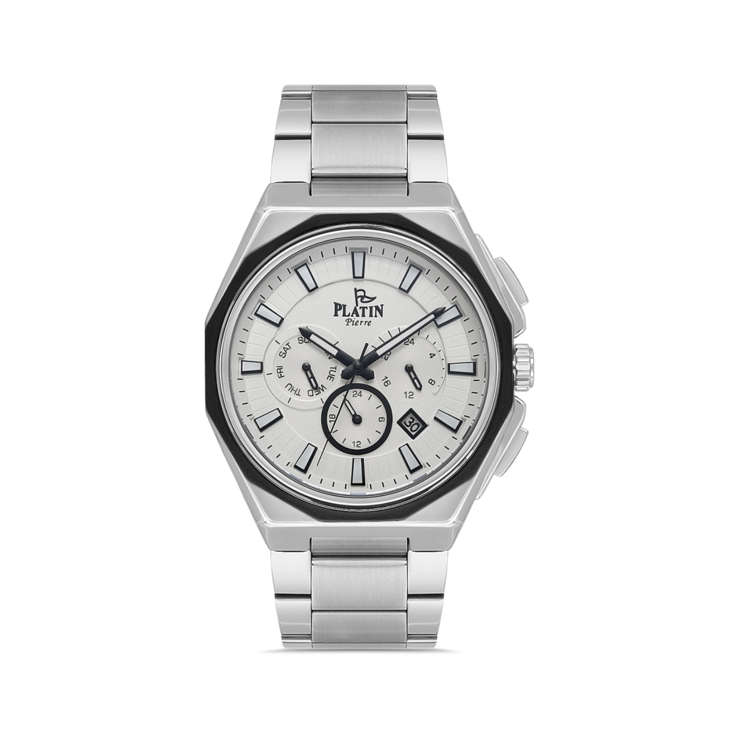 PLATİN PİERRE ERKEK KOL SAATİ