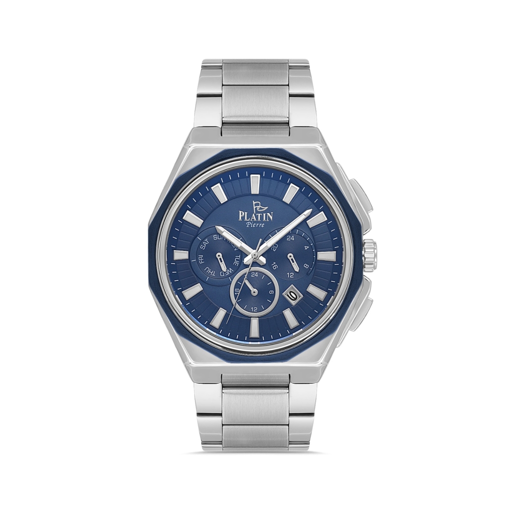 PLATİN PİERRE ERKEK KOL SAATİ
