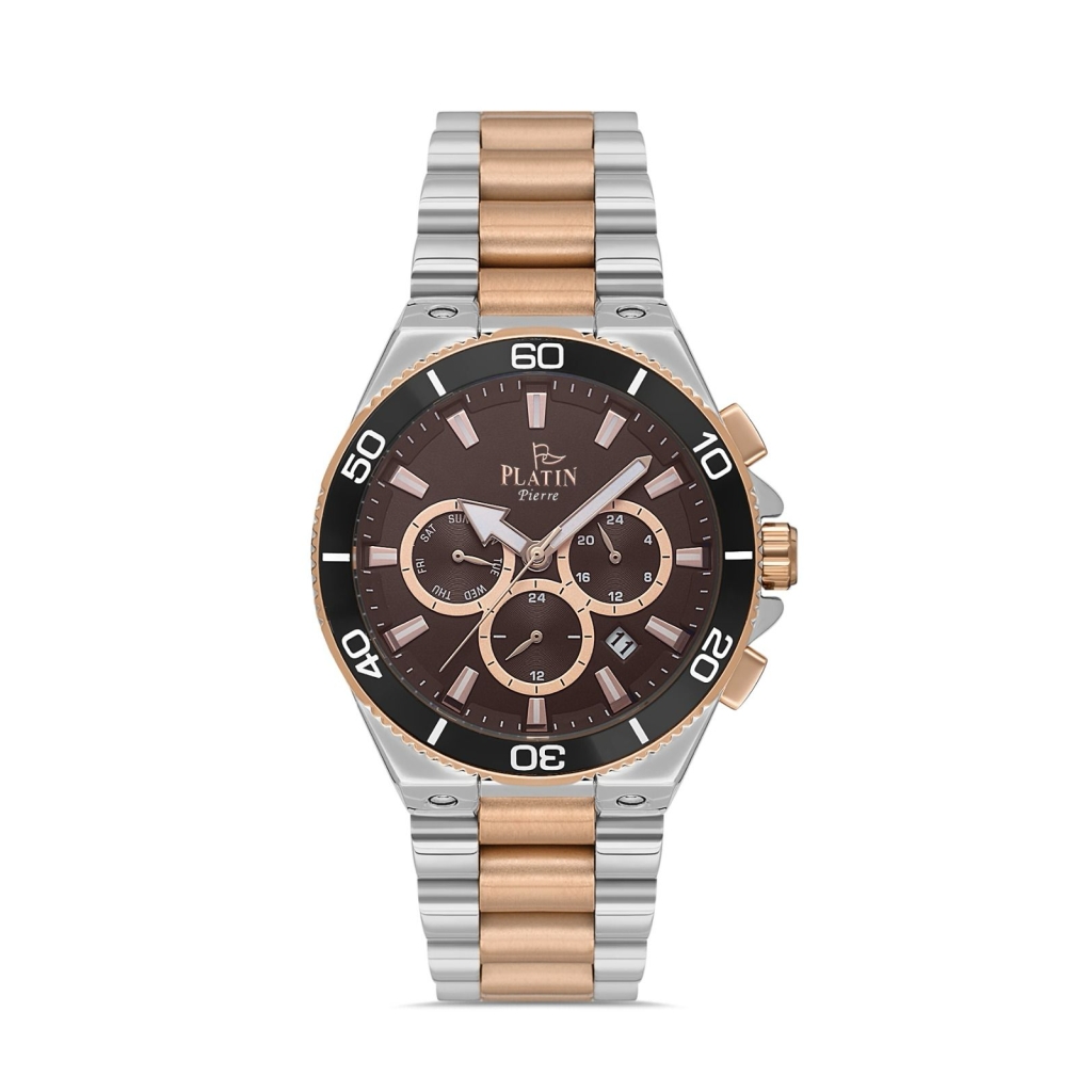 PLATİN PİERRE ERKEK KOL SAATİ