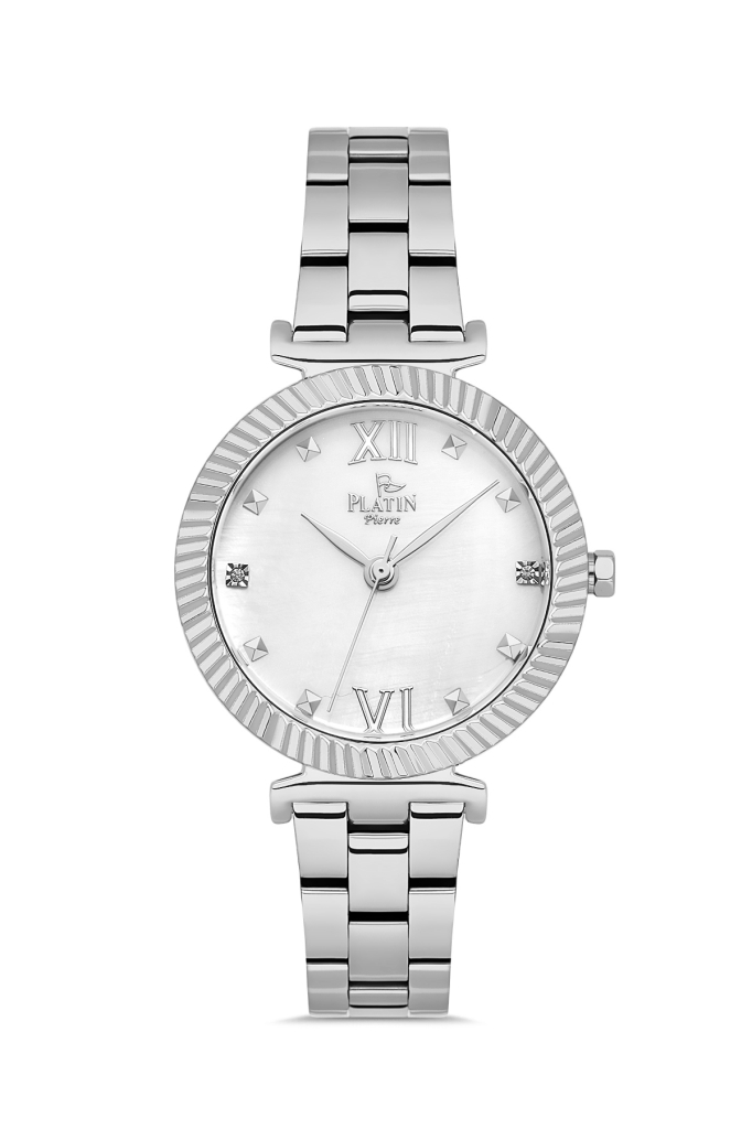 PLATİN PİERRE KADIN KOL SAATİ