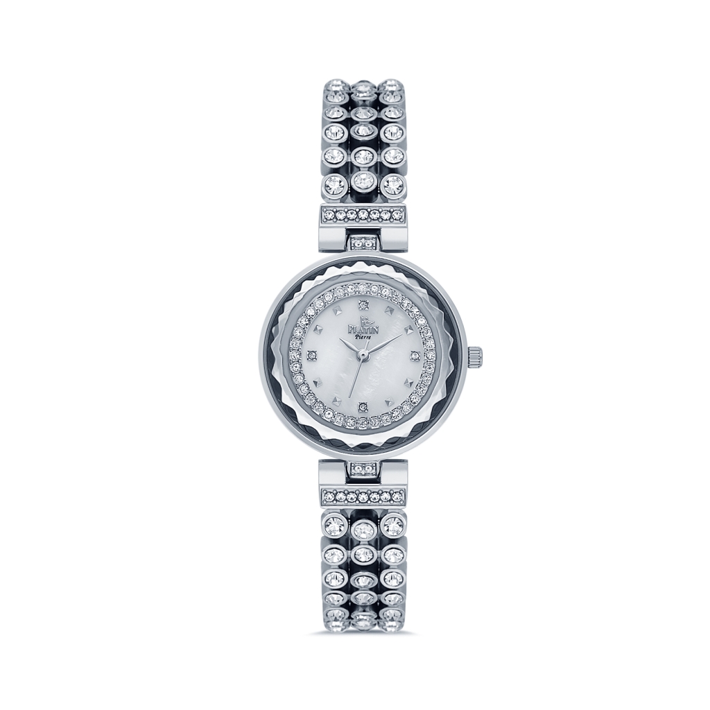 PLATİN PİERRE KADIN KOL SAATİ