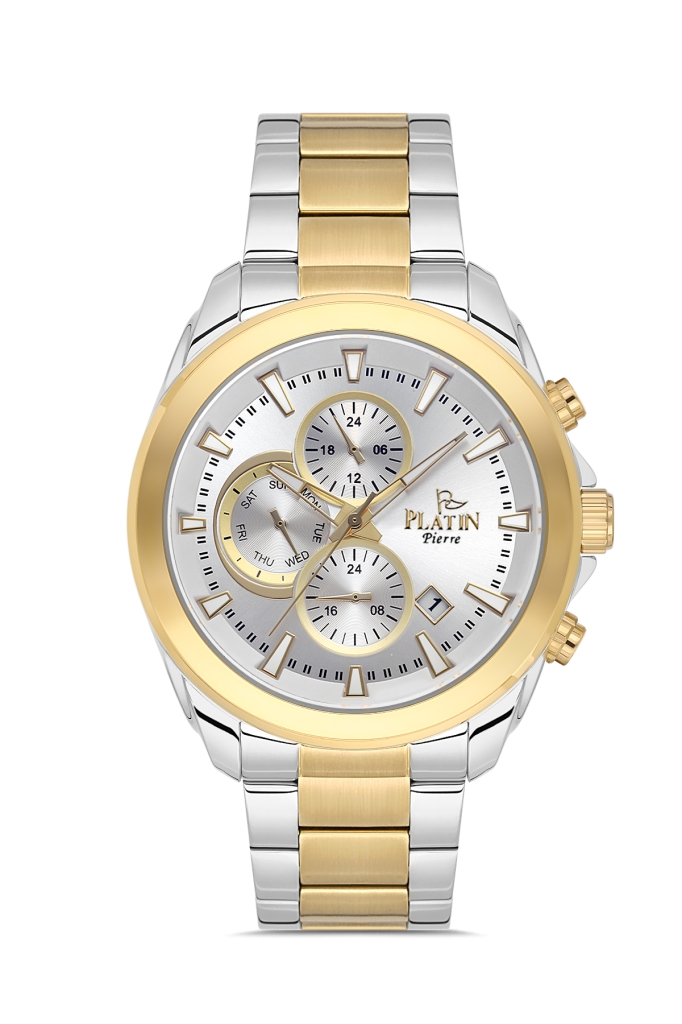 PLATİN PİERRE ERKEK KOL SAATİ