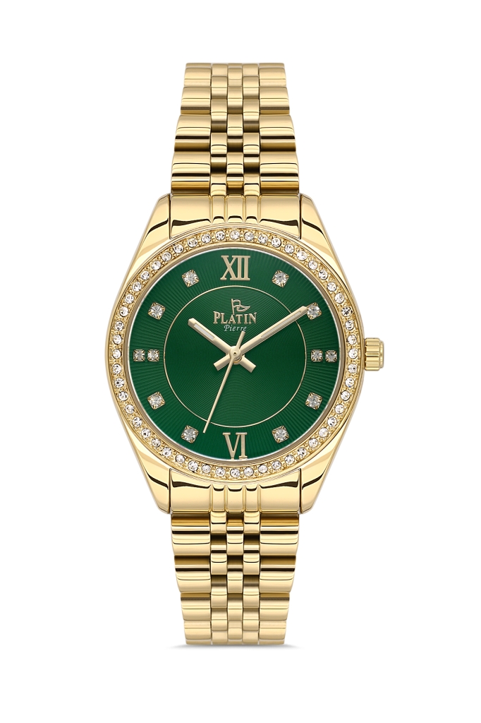 PLATİN PİERRE KADIN KOL SAATİ