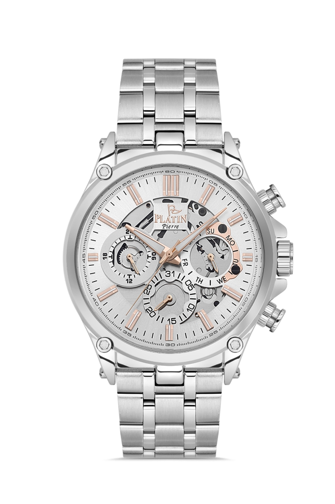 PLATİN PİERRE ERKEK KOL SAATİ