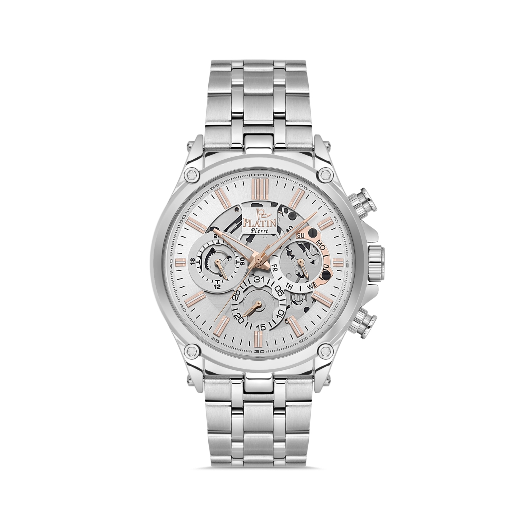 PLATİN PİERRE ERKEK KOL SAATİ