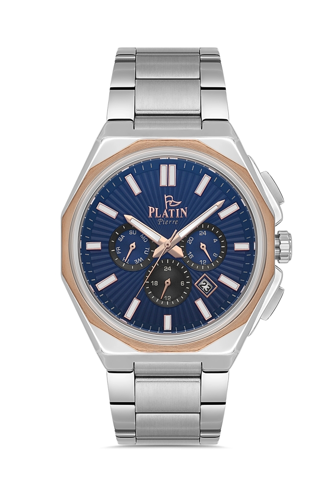 PLATİN PİERRE ERKEK KOL SAATİ
