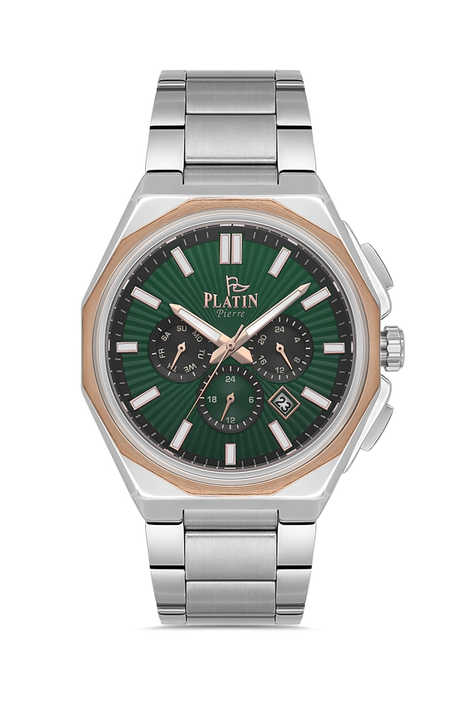 PLATİN PİERRE ERKEK KOL SAATİ