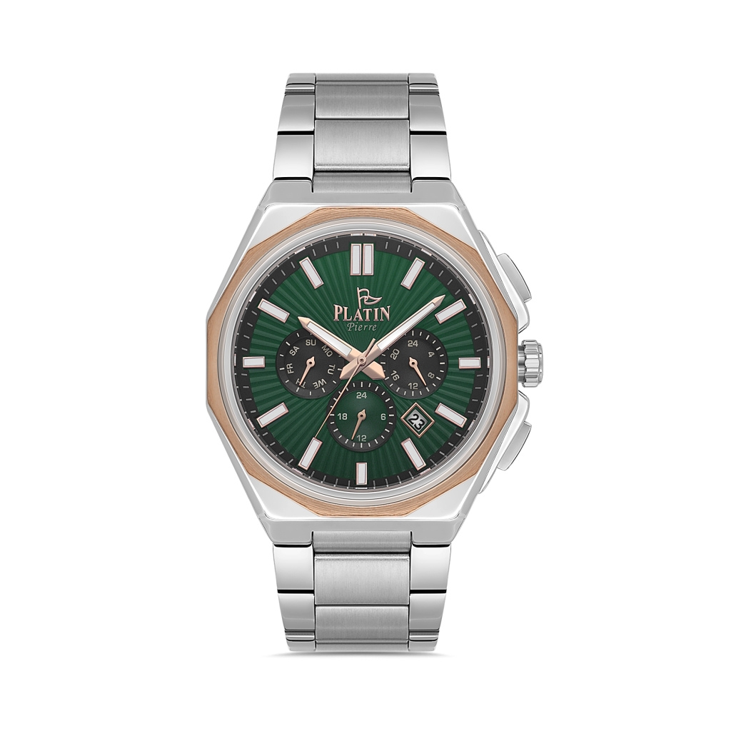 PLATİN PİERRE ERKEK KOL SAATİ