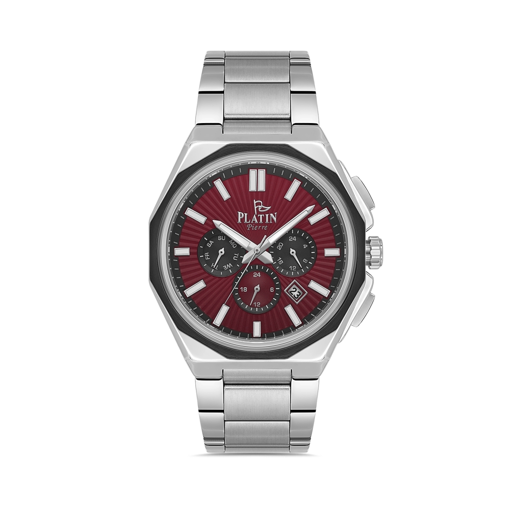 PLATİN PİERRE ERKEK KOL SAATİ