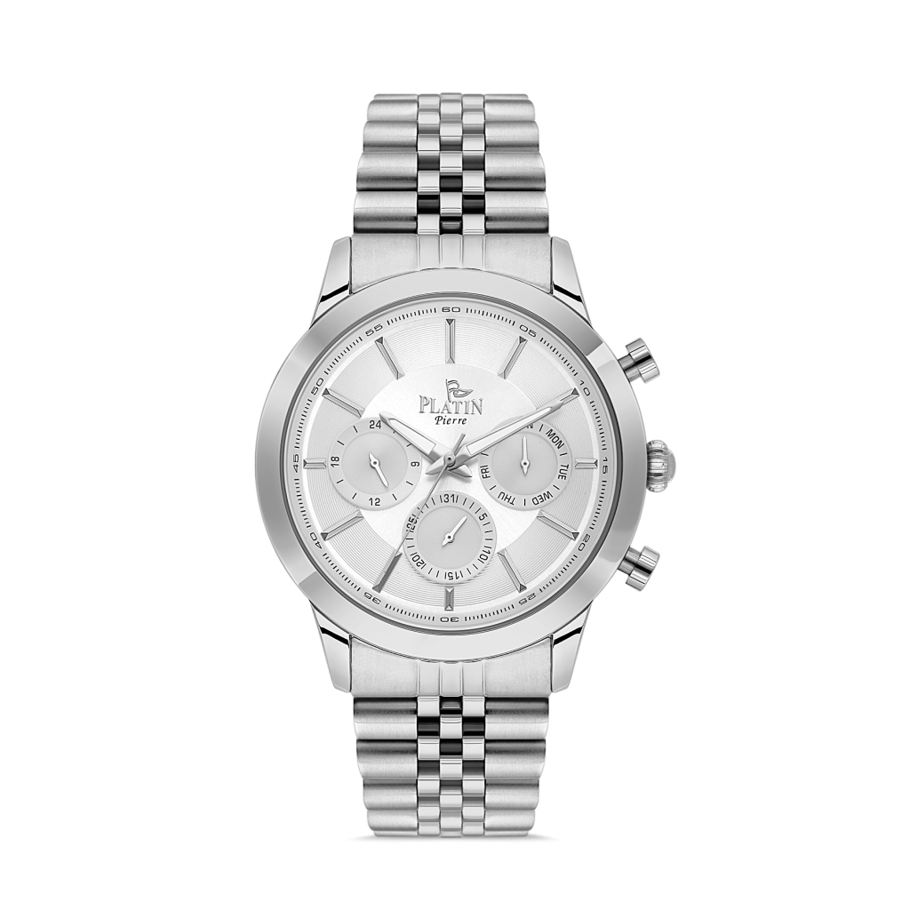 PLATİN PİERRE ERKEK KOL SAATİ