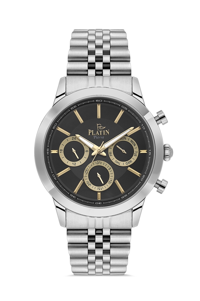 PLATİN PİERRE ERKEK KOL SAATİ