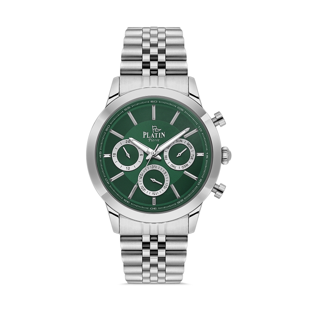 PLATİN PİERRE ERKEK KOL SAATİ