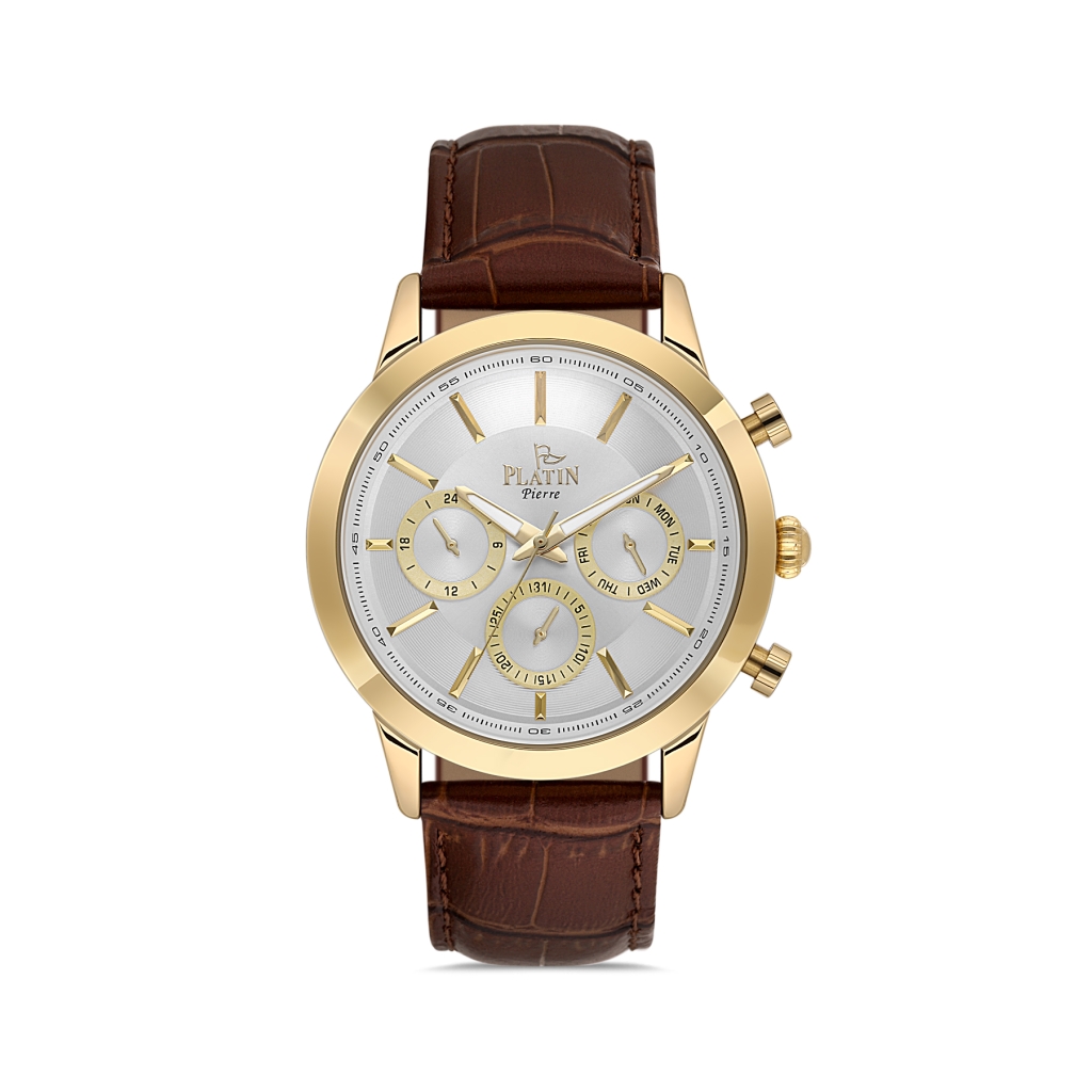 PLATİN PİERRE ERKEK KOL SAATİ