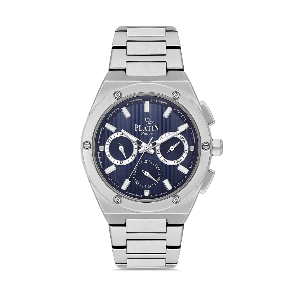 PLATİN PİERRE ERKEK KOL SAATİ