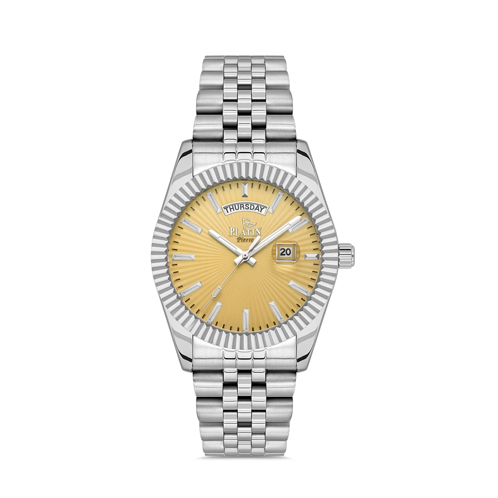 PLATİN PİERRE ERKEK KOL SAATİ