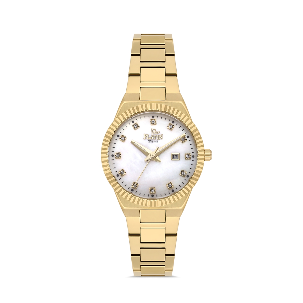 PLATİN PİERRE KADIN KOL SAATİ