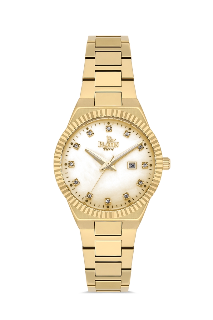 PLATİN PİERRE KADIN KOL SAATİ