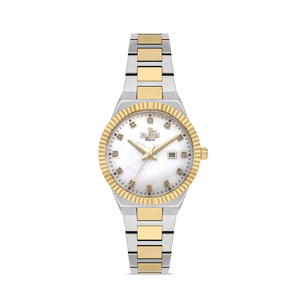 PLATİN PİERRE KADIN KOL SAATİ