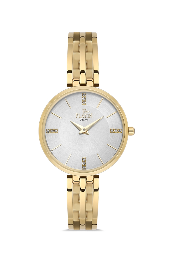PLATİN PİERRE KADIN KOL SAATİ