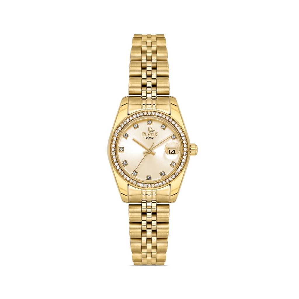 PLATİN PİERRE KADIN KOL SAATİ