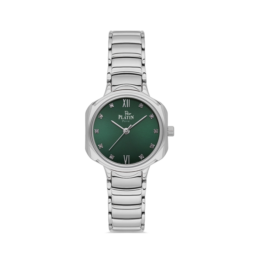 PLATİN PİERRE KADIN KOL SAATİ