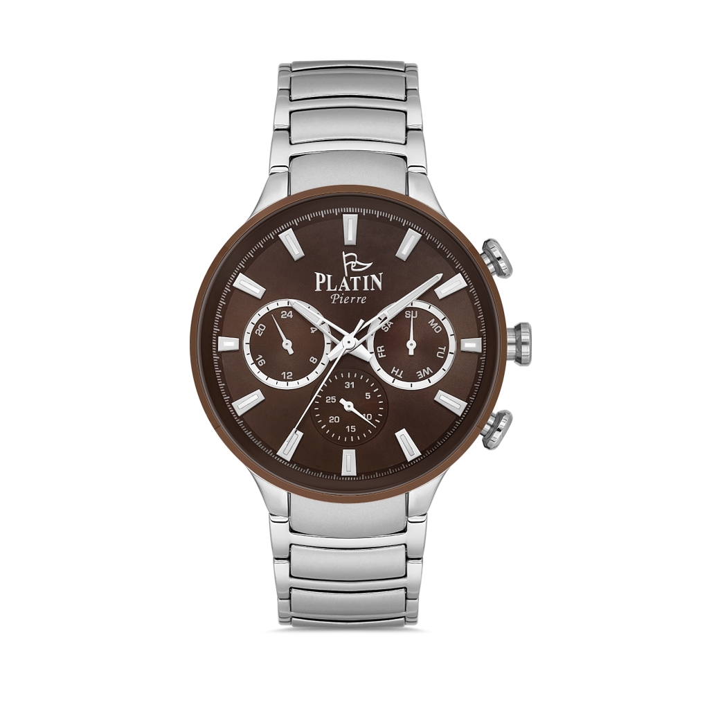 PLATİN PİERRE ERKEK KOL SAATİ