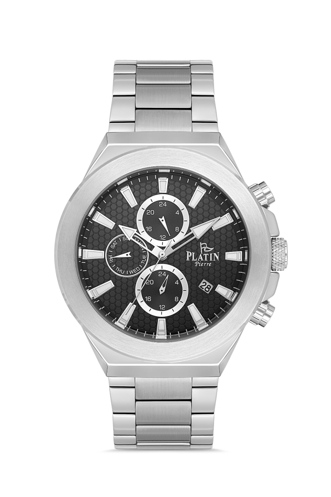 PLATİN PİERRE ERKEK KOL SAATİ